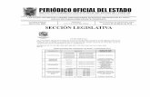 PERIÓDICO OFICIAL DEL ESTADO - Campeche · 2019-04-26 · periÓdico oficial del estado pÁg. 3 san francisco de campeche, cam., marzo 28 de 2019 3 lxiii legislatura campeche poder