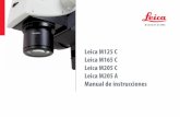Leica M125 C Leica M165 C Leica M205 C Leica … M125 C...Manual de instrucciones Leica Serie M 6 Normas de seguridad (continuación) Reparación, trabajos de servicio O Véase el