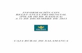 INFORMACIÓN CON RELEVANCIA PRUDENCIAL (PILAR III DE BASILEA) A 31 DE DICIEMBRE DE … · 2014-07-28 · Informe con relevancia prudencial - 2013 Página 3 1. REQUERIMIENTOS GENERALES