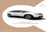 NUEVA SUV CITROËN C5 AIRCROSS - Cotizaciones Citroën · C5 AIRCROSS Parilla delantera superior cromada con logotipo "Doble Chevrón" integrado y con prolongación hacia la primera