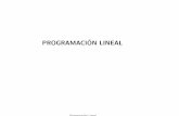 PROGRAMACION LINEALcms.dm.uba.ar/academico/materias/2docuat2019/investigac... · 2019-07-15 · Investigaci on Operativa Programaci on Lineal (PL)m axcTx s.a. Ax ≤b x ≥0 Un Modelo