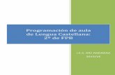 Programación de aula de Lengua Castellana: 2º de FPB · las instituciones y normas de funcionamiento de las ... Se ha resumido el contenido de un texto escrito, extrayendo la idea