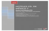HOTELES CD. DE MÉXICO Y NACIONALES · 01 A continuación encontrará un listado de hoteles con convenio COPARMEX para hospedarse en sus visitas de negocio y de placer al Cd. De México,