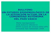 BULLYING: UN ESTUDIO EPIDEMIOLÓGICO DE LA SITUACIÓN … docentes curso verano 2008/5. Es… · investigaciones del fenómeno bullying, con el objetivo de conocerlo mejor para elaborar