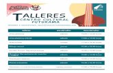 PresentaciÃ³n1 · 2020-01-20 · Centro de la Juventud, Arte y Cultura . Técnicas básicas de canto Coro para mujeres miércoles lunes 18:00 a 20:00 horas 18:00 a 20:00 horas Guitarra