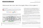 Manual de uso de Google Plus (Google+) · 2014-07-02 · Printed with joli print emezeta.com Manual de uso de Google Plus (Google+) Al listado de publicaciones (zona 11) también