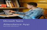 Microsoft Teams · En esta pestaña, los maestros pueden marcar y registrar la asistencia a una clase que realizan ... primeros pasos. VI. Seleccione las listas SessionMetadata, AttendanceRecord
