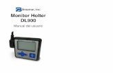 Monitor Holter DL900 - SONIBER · 4. Coloque los electrodos según se ilustra en las figuras 2 a 4 de este manual, o según le indique el médico. NOTAS: • Se recomienda dejar la