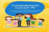 Coronavirus · 2020-03-16 · educacion-infantil>, consultado el 10 de marzo de 2020. El virus se transmite por el contacto directo con las ... El virus se transmite por el contacto