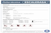 Ficha técnica ESCALERASApinturasbadi.es/.../07/FT-Escalera-Madera-Europa.pdf · Altura de trabajo · NORMATIVA Escalera fabricada según la norma: EN 131-1: 1993 EN 131-2: 1993 En