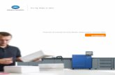 Producción de impresión de Konica Minolta. Calidad superior, …konicaminolta.com.mx/doc/imp_produccion/.../pressc1070/C1070_folleto.pdf · Las impresoras de producción a color