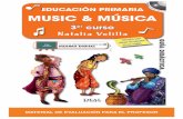 C I S MUSIC & MÚSICA C A NO N E SCU EDUCACIÓN PRIMARIA … · 2016-04-18 · le corresponde, en español y en inglés. Si vas a utilizar la parte en inglés, tienes grabados los
