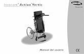 Invacare Action Vertic - Ortocasa movimientos provocan un cambio en el equilibrio de la silla, el centro de gravedad (G) y distribución del peso en la silla. - Peso máximo El peso