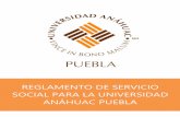 REGLAMENTO DE SERVICIO SOCIAL PARA LA UNIVERSIDAD … servicio social es un deber – como se indica en el Artículo 5 de la Constitución Política de los Estados Unidos Mexicanos