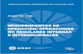 REGULACIONES ARGENTINAS DE AVIACIÓN CIVIL · gen raac parte 135 registro de enmiendas 11 enero 2018 4º edición ii administraciÓn nacional de aviaciÓn civil
