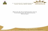Manual de Procedimientos de la Coordinación de Patrimonio … · 2017-02-12 · VI. PROCEDIMIENTOS ESTRUCTURA DEL PROCEDIMIENTO DE ALTA, BAJA, REASIGNACIÓN DE BIENES MUEBLES 1.-