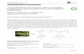 Acetylcholinesterase and Cytotoxic Activity of …...ORIGINAL ARTICLE Acetylcholinesterase and Cytotoxic Activity of Chemical Constituents of Clutia lanceolata Leaves and its Molecular