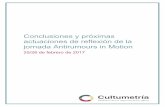 Conclusiones y próximas actuaciones de reflexión de la ...cultumetria.com/.../uploads/2016/12/Antirumores_Getxo_Jornada_Fe… · Conclusiones y próximas actuaciones de reflexión