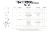 Especificaciones tecnicas y materiales TRITON3L±o… · refrigerador conjunto grifo conjunto tripode componentes tapa vaso junta valvula valvula muelle valvula tue-rca valvula bloque
