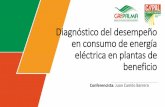Diagnóstico del desempeño en consumo de energía eléctrica ... · Diagnóstico del desempeño en consumo de energía eléctrica en plantas de beneficio Conferencista: Juan Camilo