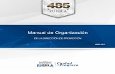 Manual de Organización - Pueblagobiernoabierto.pueblacapital.gob.mx/transparencia_file/...VI. DESCRIPCIÓN DE LA DIRECCIÓN DE PROMOCIÓN Organigrama de la Dirección de Promoción