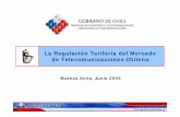La Regulación Tarifaria del Mercado de Telecomunicaciones … · 2005-06-24 · incentivos para que la concesionaria real introduzca mejoras tecnológicas en su red y en los servicios