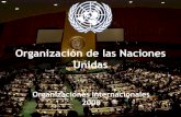 Organización de las Naciones Unidas · 2014-04-14 · de Seguridad y a los miembros de otros consejos y órganos de las Naciones Unidas, así como, por recomendación del Consejo