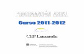 Plan de trabajo 2011-12 CEP Lanzarote - Gobierno de Canarias · 2017-07-21 · CEP Lanzarote Plan Anual - Curso 2011-12 Página 4 Profesorado. En este aspecto las Competencias Básicas,