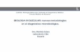 BIOLOGIA MOLECULAR: nuevas metodologías en el diagnóstico ... · R Koch: aislamiento de microorganismos en medio sólido 1990s Next Generation Sequencing (NGS) 2005 Biología Molecular