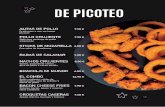 DE PICOTEO - Mi Mundo Family Place...ENTRANTES CRUJIENTE DE PROVOLONE TABLA DE QUESOS 14.50 € 7.90 € QUESADILLAS 8.00 € Mix de quesos, tortilla de trigo y carne picada acompañada