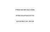 PRESENTACIÓN PRESUPUESTO VIGENCIA 2018aguasdelmagdalena.com/wp-content/uploads/2019/02/presupuesto … · 2016, para realizar un acompañamiento por tres años a los operadores de