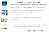 SimSEE Proyecto PDT 47-14: Simulador de Sistema de Energía … · 2017-03-26 · SimSEE Proyecto PDT 47-14: Simulador de Sistema de Energía Eléctrica Realizado en el IIE. 18 meses