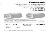 Videocámara de alta definición Modelo N. HDC-SD60 HDC-TM60 ... · mezclados con los desechos domésticos. Para el tratamiento apropiado, la recuperación y el reciclado de aparatos