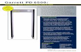 PDi Spec Sheet - Orcrom Seguridad...GARRETT: El líder mundial en Detectores de Metal y Puntos de Control Garrett PD6500i Arco detector de metales con foco de detección El 6500 PD