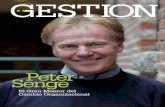 Senge Peter - GESTION · 2018-03-12 · Comportamiento Organizacio-nal. De Portada 10 Preguntas a Peter Senge En esta entrevista exclusiva para GESTION este ícono de la gerencia