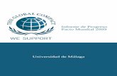 Informe de Progreso Pacto Mundial 2009 - UMA · Con respecto al Principio noveno del Pacto Mundial, relativo al apoyo, difusión y desarrollo de las tecnologías respetuosas con el