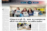 Q uetzal- , un resumen del trabajo realizado...2018/07/28  · Q uetzal- 1, un resumen del trabajo realizado El desarrollo del primer satÈlite guatemaltecoha traÌdo muchas satisfacciones,