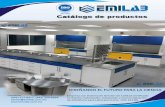 Catálogo de productos - EmilabNuestros gabinetes son construidos totalmente como un cuerpo envolvente con zoclo integrado para mayor fuerza estructural y en alguno de los siguientes