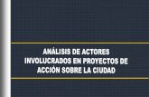 ACTORES INTERVINIENTES EN TEMAS DE PLANIFICACIÓN DE LA · • Simulación del comportamiento de los actores ante el proyecto de acción ... Proceso mediante el cual los actores urbanos