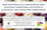 BIOPLATAFORMAS ELECTROANALÍTICAS PARA SEGURIDAD ALIMENTARIA. DETECCIÓN DE …iuca.unizar.es/sites/default/files/intranet/2016... · 2018-04-17 · mecanismo inmunológicoAlérgeno