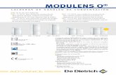 Folleto tecnico MODULENS O€¦ · filtro de gasóleo con desaireador y un recipiente de recuperación ... EcoNOx con un diseño totalmente novedoso y capacidad de modulación del