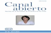 Revista de la Sociedad de Endodoncia de Chile 2016-03-09 · necrosis pulpar y periodontitis apical. Microscopía Pulpectomía lateral, una técnica para visualizar 53 el tejido pulpar