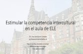 Estimular la competencia intercultural en el aula de ELEdagvantaalkunstenencultuur.nl/wp-content/uploads/... · situaciones de comunicación intercultural que se producen con frecuencia