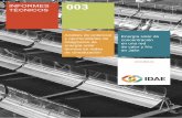TÉCNICOS - IDAE€¦ · El presente informe analiza la viabilidad técnica y económica de la integración de una instalación solar de concentración en una red de climatización,