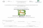 CUADERNILLO DE RAZONAMIENTO LÓGICO MATEMATICO 2do …miescuela.sev.gob.mx/.../3/2018/02/Cuadernillo-Razonamiento-2-sem… · ESCUELA DE BACHILLERES DIURNA ^ANTONIO MARIA DE RIVERA