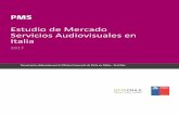 Estudio de Mercado Servicios Audiovisuales en Italia€¦ · producciones internacionales. Factores Internos Fortalezas (del servicio chileno) Debilidades (del servicio chileno) 1.
