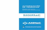 AUTORIZACIÓN DE TENENCIAS - Argentina · El sistema generará un código de solicitud electrónica (leer atentamente lo informado en la pantalla) que le será enviado automáticamente