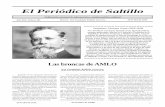 El Periódico de Saltillo. 361.pdf · vio obligado a escapar y fue asesinado en Tlaxcalantongo, Puebla. Venustiano Carranza Garza (1859-1920). Las broncas de AMLO José Guadalupe