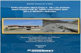 Evaluación geológica de las zonas afectadas por El Niño ...€¦ · geodinámicos y geo-hidrológicos que sucedieron como resultado de las fuertes precipitaciones pluviales y el
