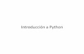Introducción a Python - materias.df.uba.armaterias.df.uba.ar/l1a2019c1/files/2019/03/Introduccion-a-Python.pdf · Python es un lenguaje de programación: • Interpretado (no compilado)